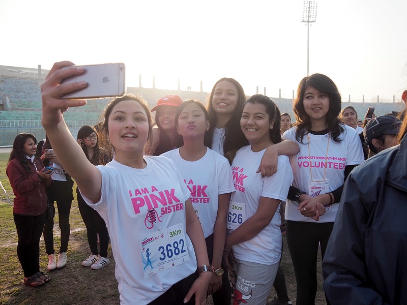 Kathmandu runs for Breast Cancer Awareness | Pinkathon Kathmandu 2017